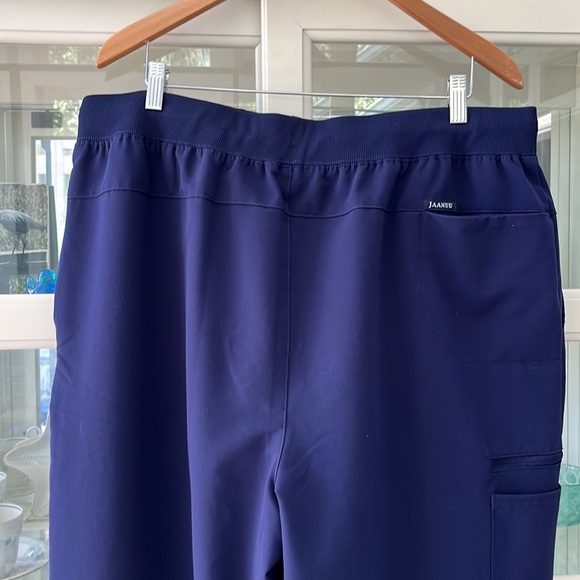 Jaanuu Men's Solution 6-Pocket Scrub Pants  in Navy‎ Blue Size 2X/XXL - Picture 8 of 14